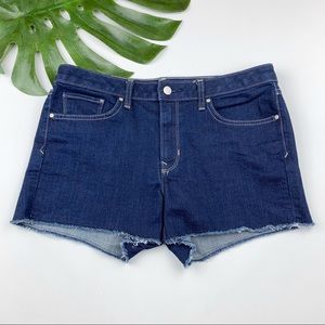Gap 1969 Slim Cut Maddie Jean Shorts Dark Wash 29
